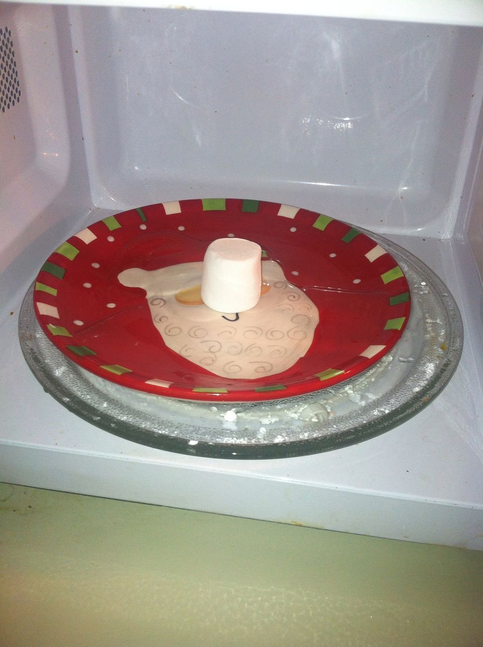 Microwave marshmallows in 5-10 second incriments. This will vary depending on your microwave. You should take them out as soon as you see the bottoms of the marshmallows start to expand.