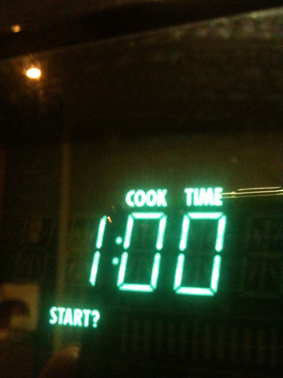 Microwave on high for 1 minute.