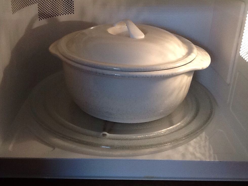 Microwave on high for 11 minutes.