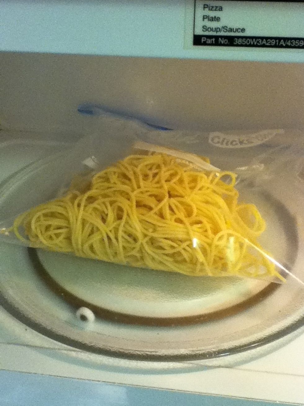 Microwave those leftover noodles for a minute (or if you made fresh ones, have 'em close by).