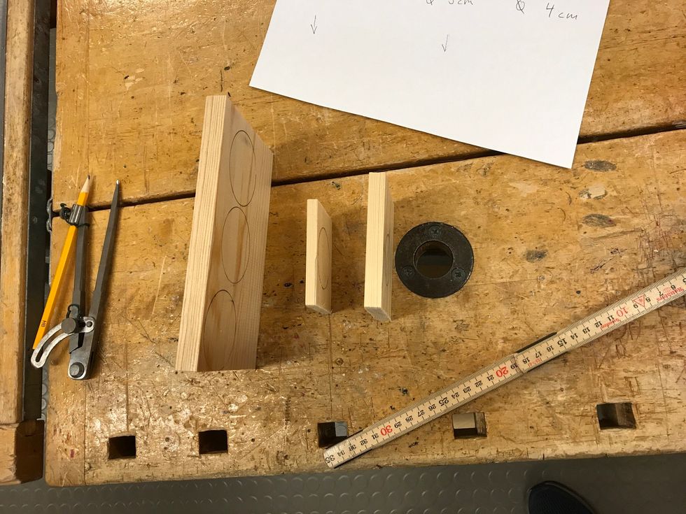 Mina br\u00e4dor \u00e4r 15mm, 12mm och 7mm.