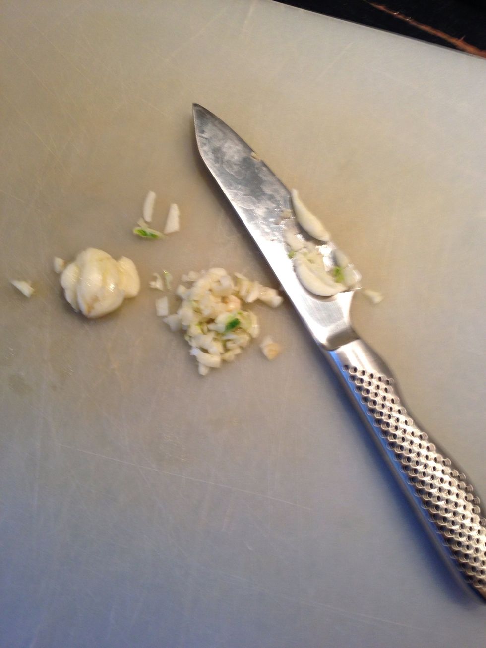 Mince or Chop the garlic
