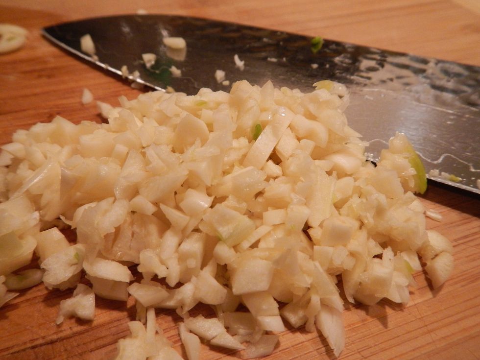 Mince your garlic