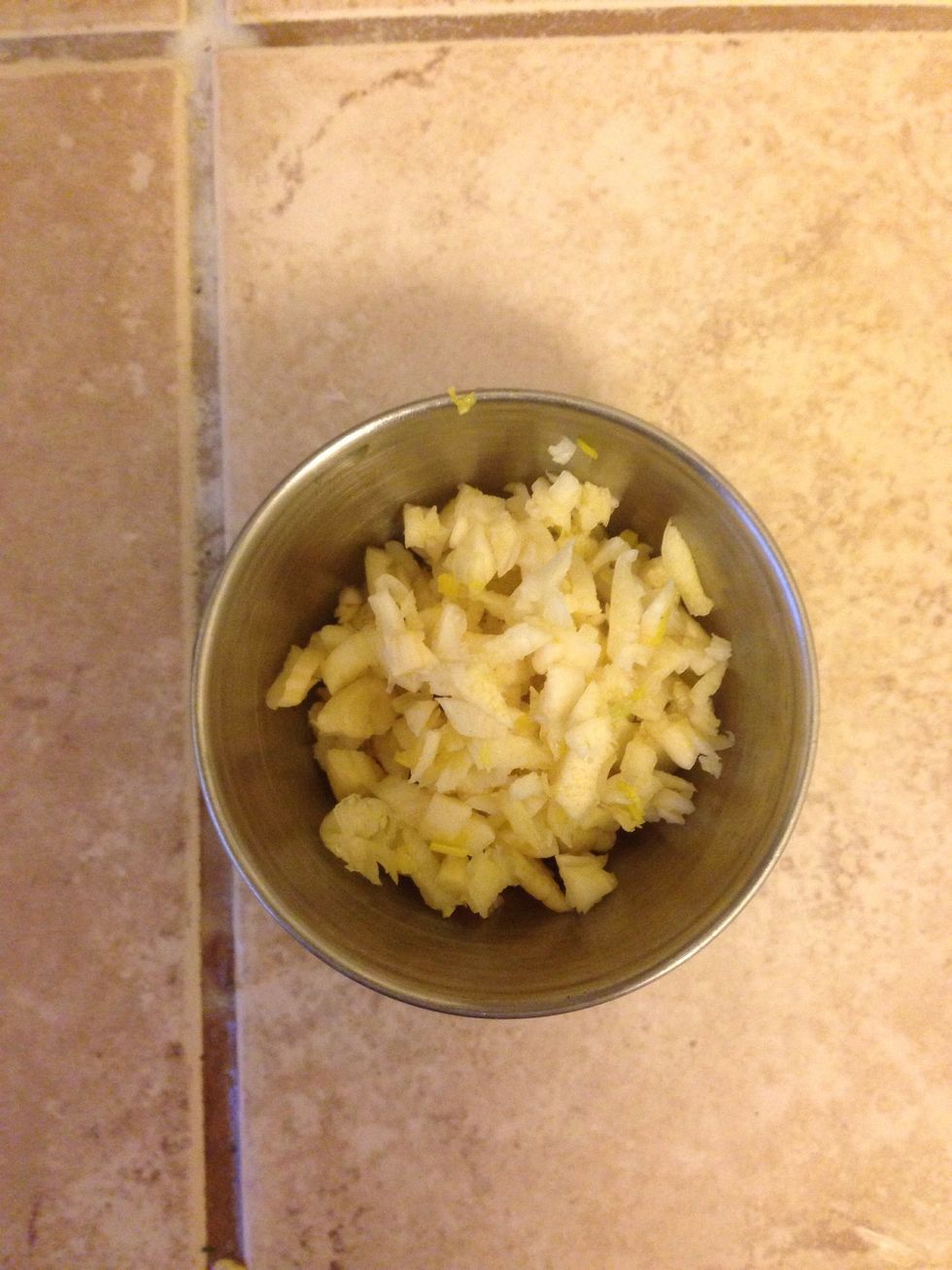 Mince your garlic.