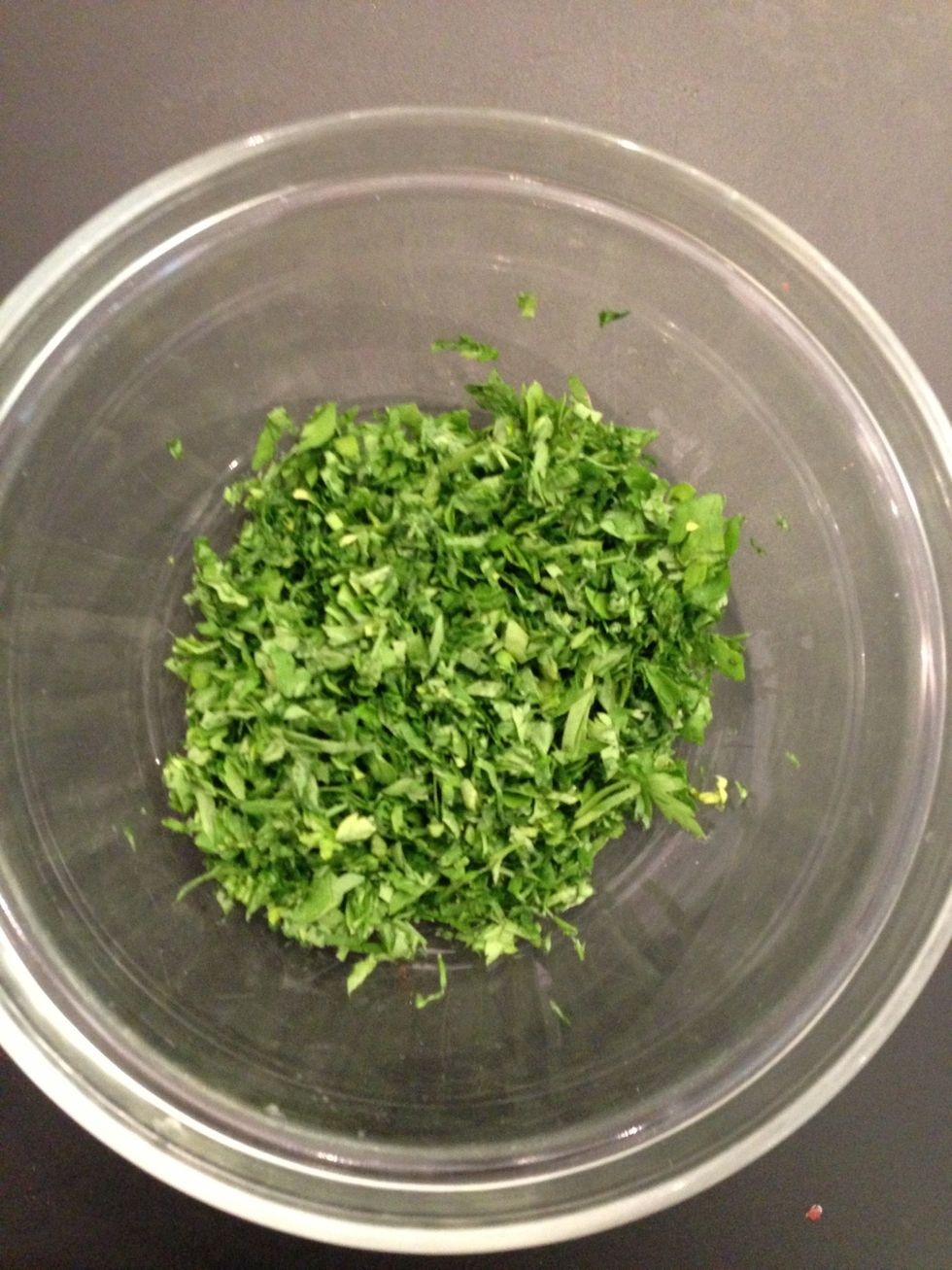 Minced parsley