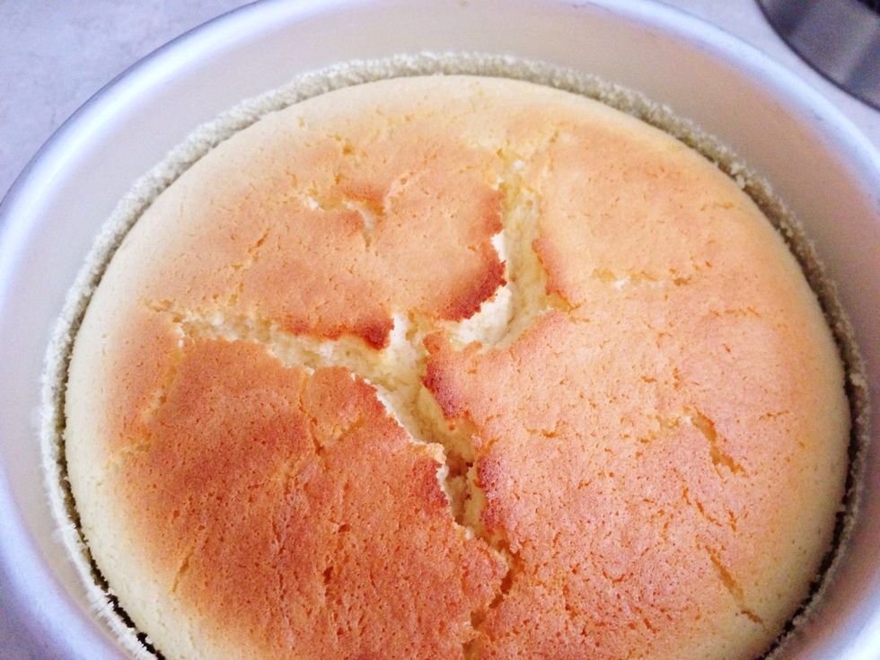 Mine came out a little cracked at the top. Maybe I baked it too long. Will bake for only 35-40 mins next time.