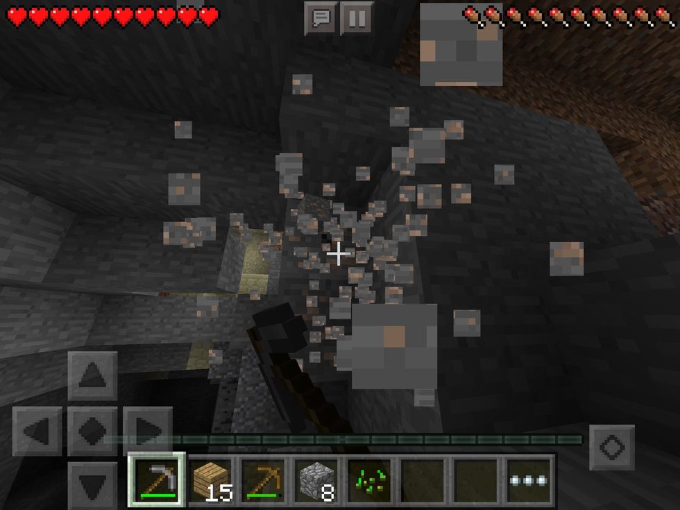 Mine some ores if you find them.