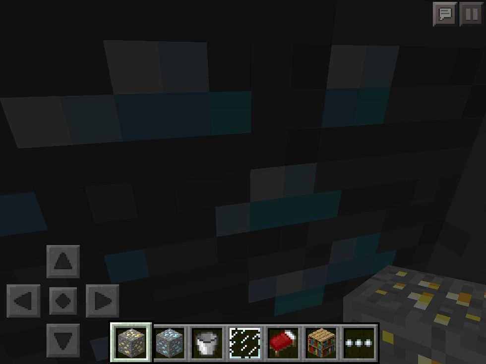 Mine this with iron pick axe