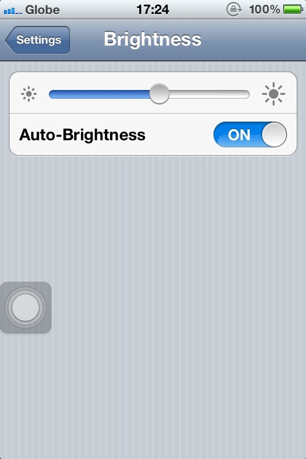 Minimize the brightness of your phone. This can be accessed in Settings > Brightness.