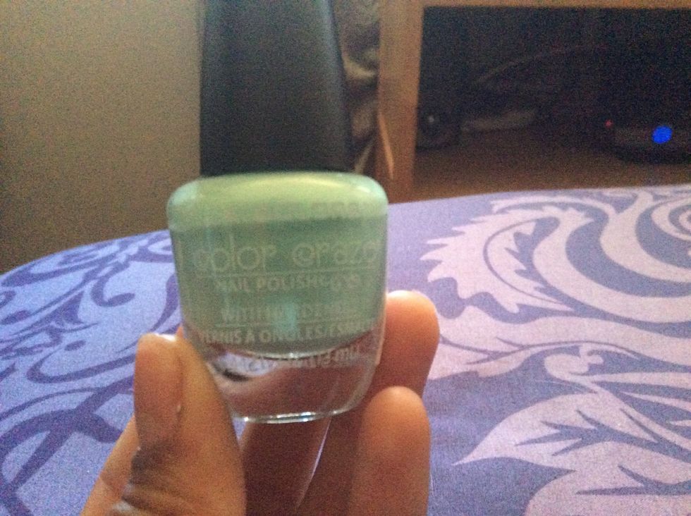 Mint nail polish