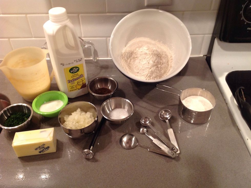 Mise en Place (everything in it's place). have all of your ingredients measured and ready!