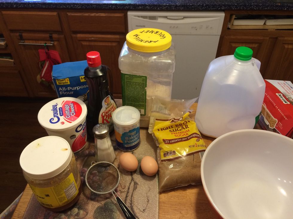 Mise en Place. Gather all ingredients and equipment needed.