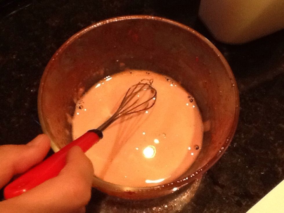 Mix 1 tablespoon of cornflour and 3 teaspoons of water