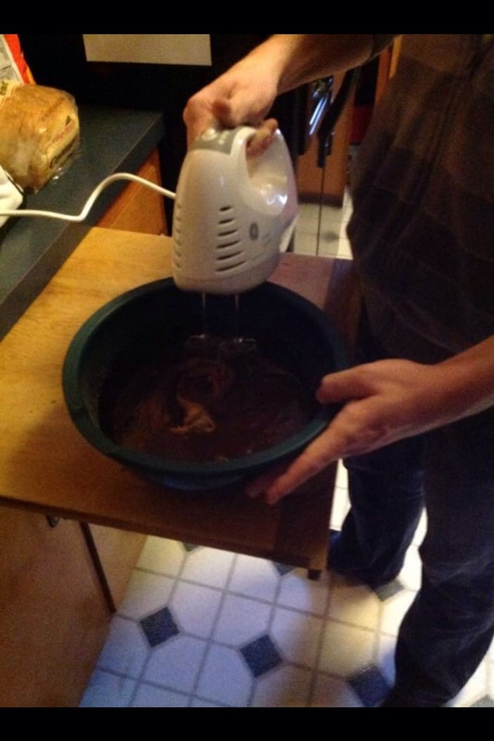 Mix again until creamy.