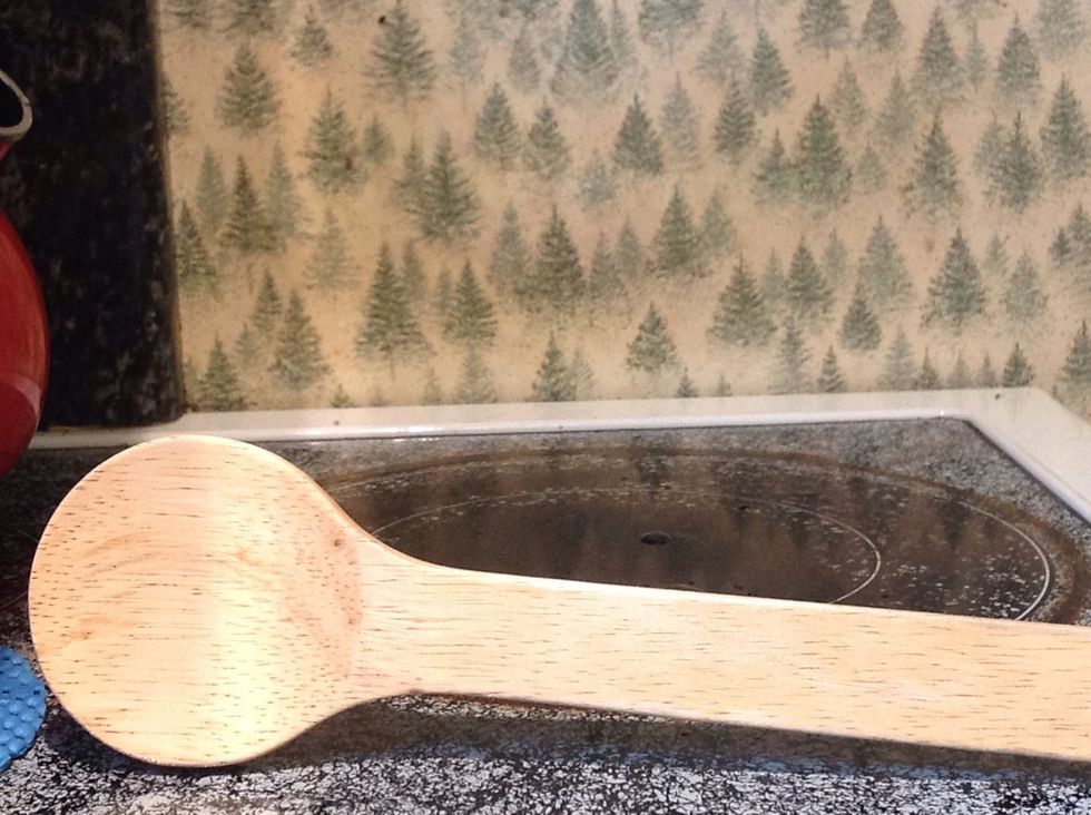 Mix again with a mixing spoon