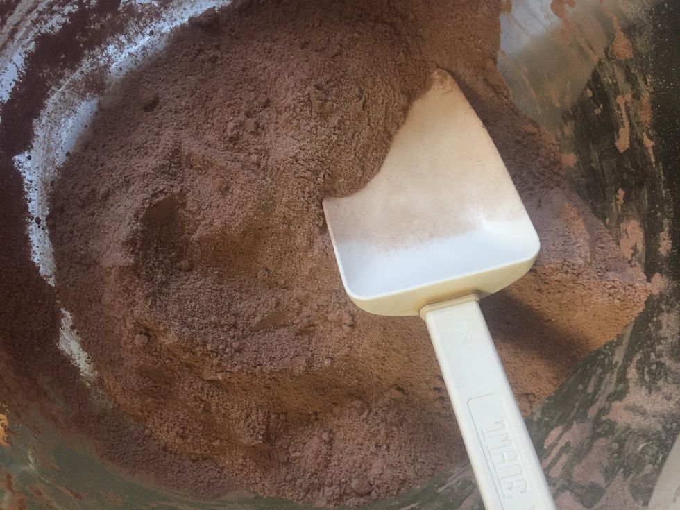 Mix all dry ingredients together.
