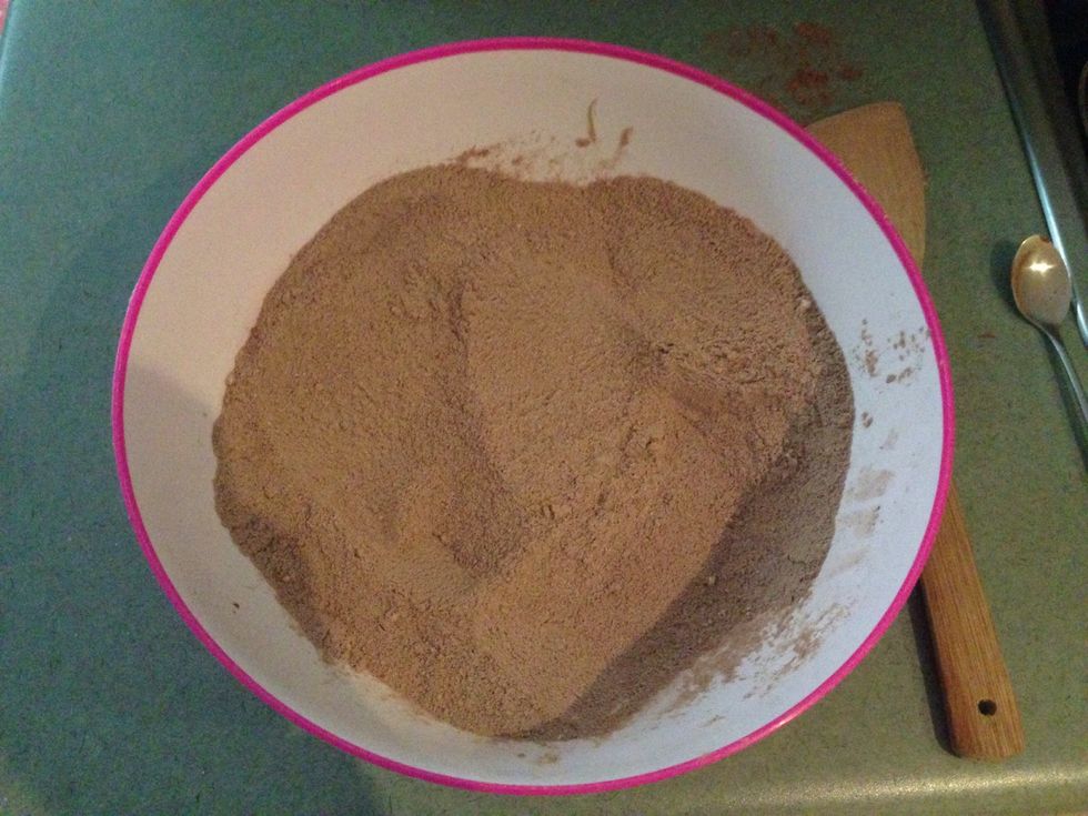 Mix all dry ingredients together
