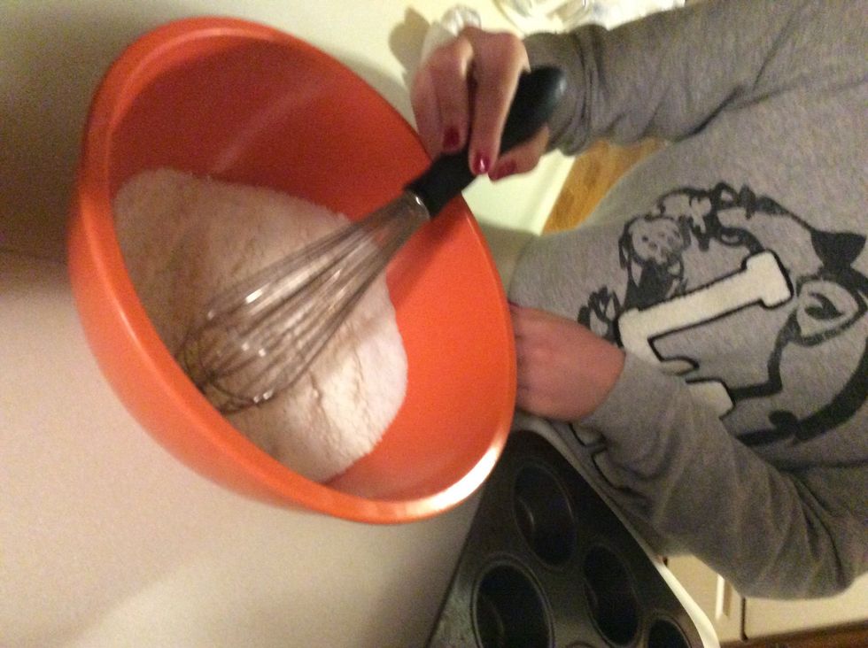 mix all dry ingredients