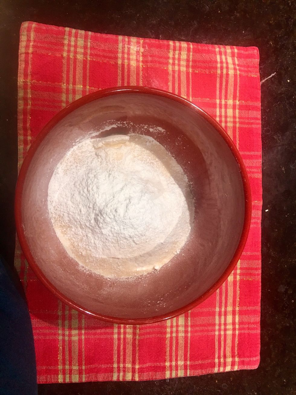 Mix all dry ingredients.