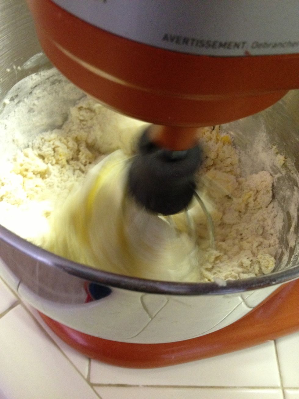 Mix all ingredients in a mixer