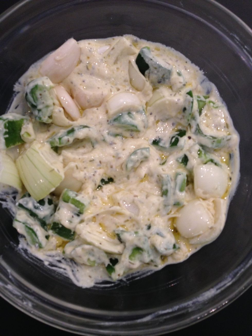 Mix all ingredients to make the marinade