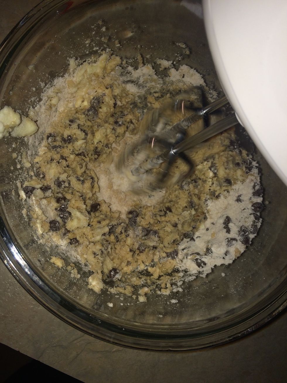 Mix all ingredients together to form dough.