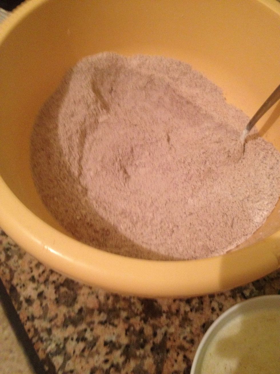 Mix all of the dry ingredients
