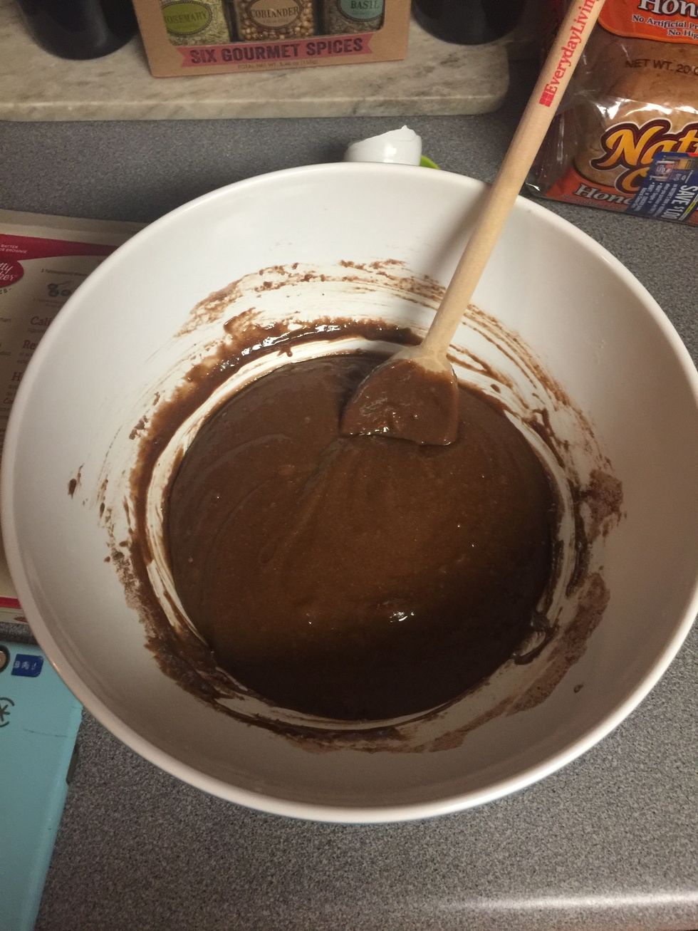 Mix all of the ingredients together.