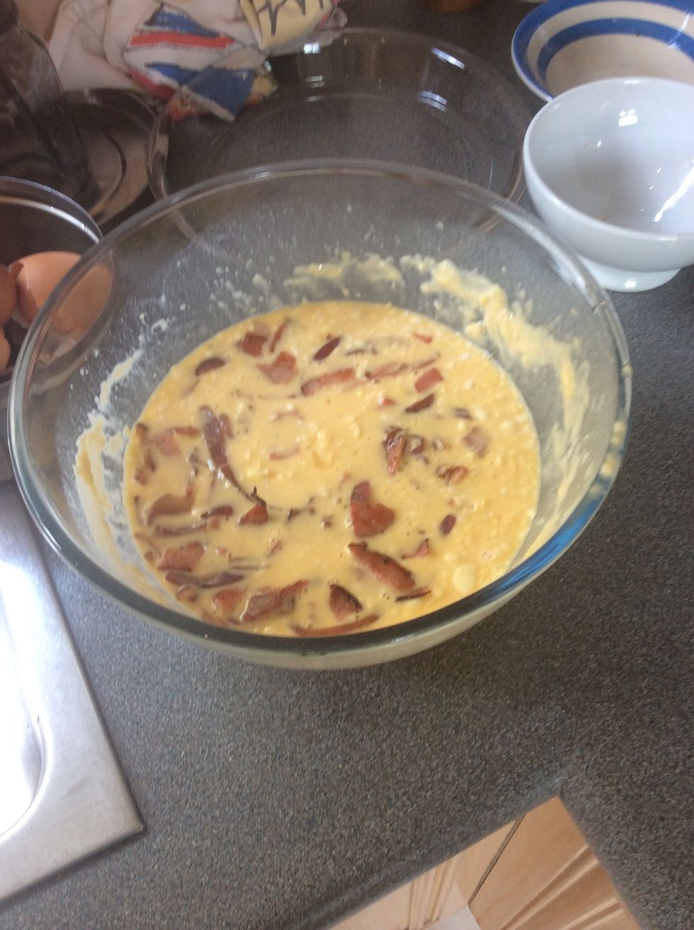 Mix all of the ingredients together.