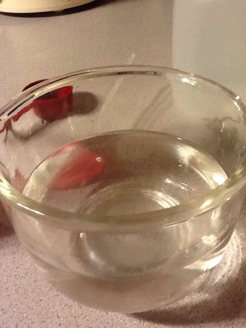 Mix all of your ingredients in a bowl and mix. The vodka helps emulsify the mixture.