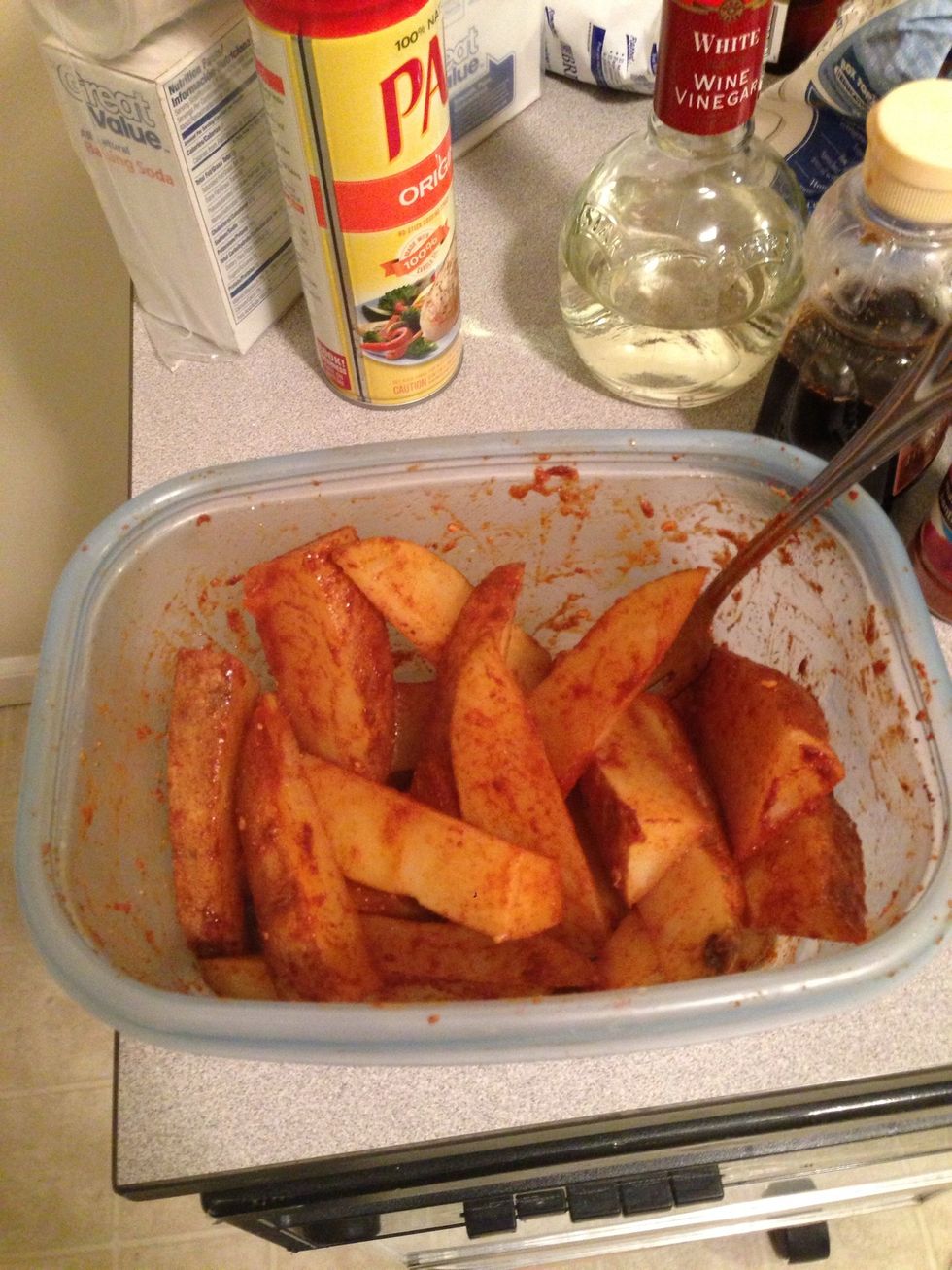 Mix all the ingredients together