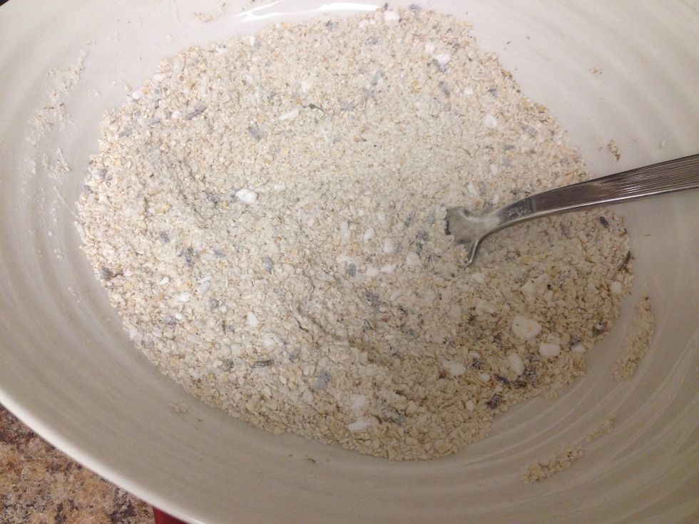 Mix all the ingredients with a fork