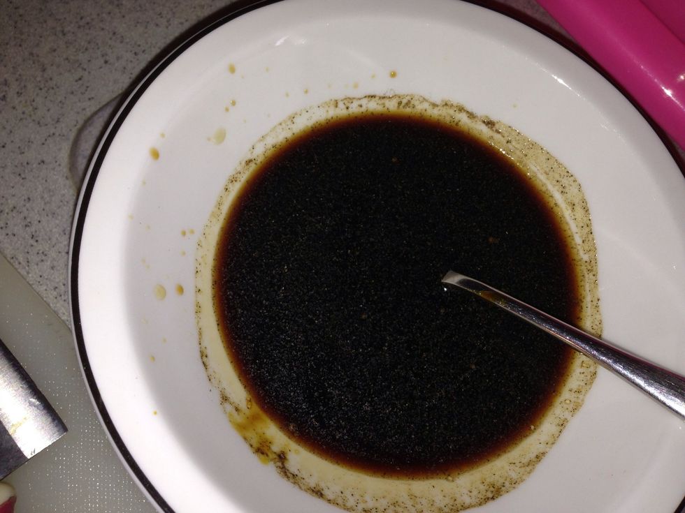 Mix all the sauce and put it in the side