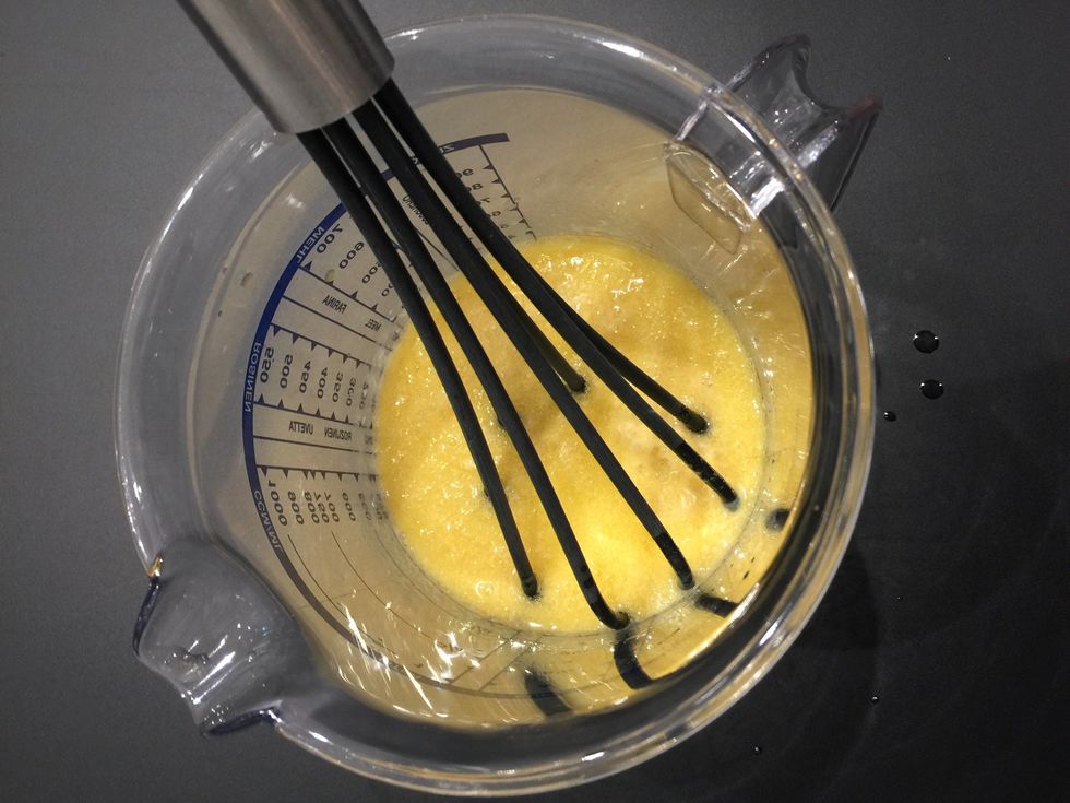 Mix all the wet ingredients