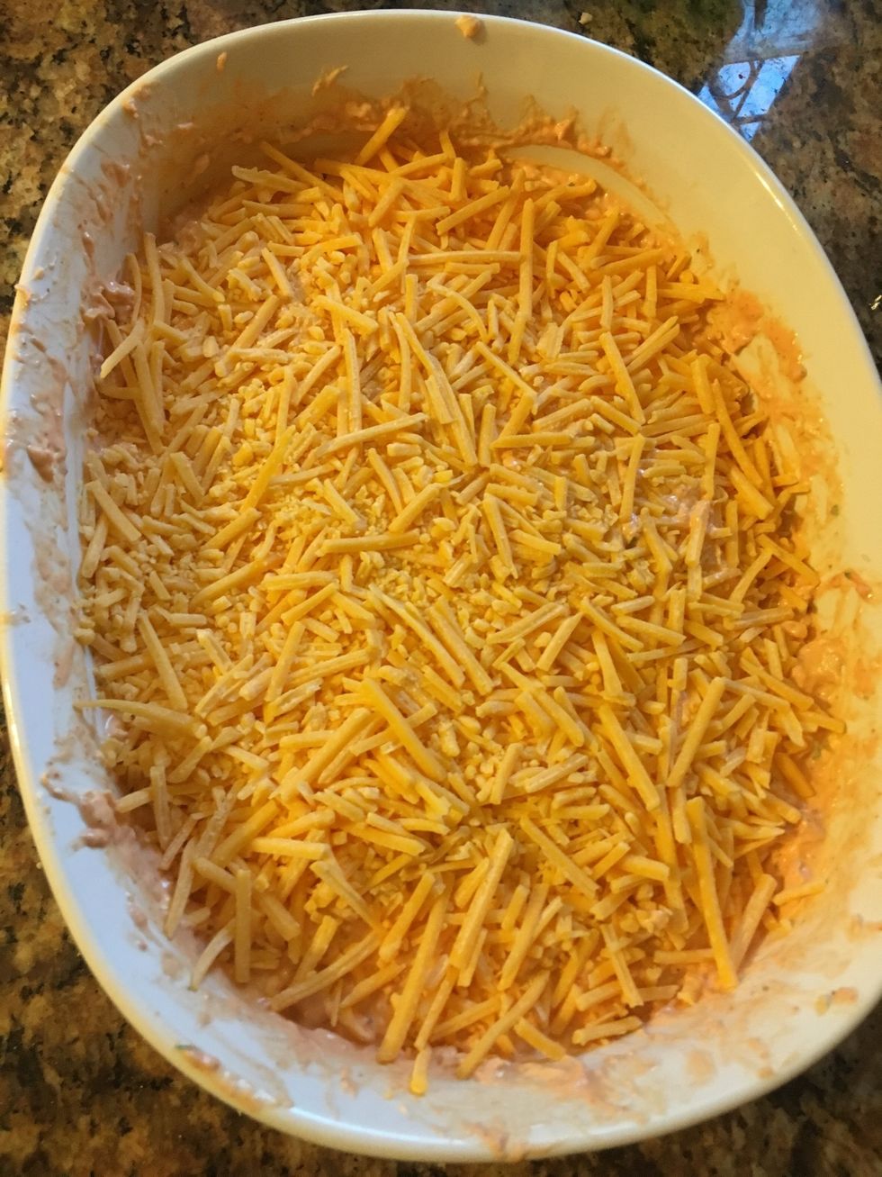 Mix all together with hands or spoon (mix well)