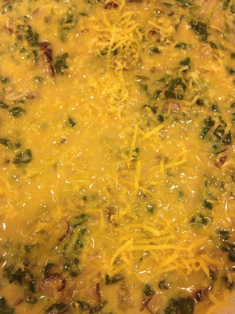 mix and add cheese