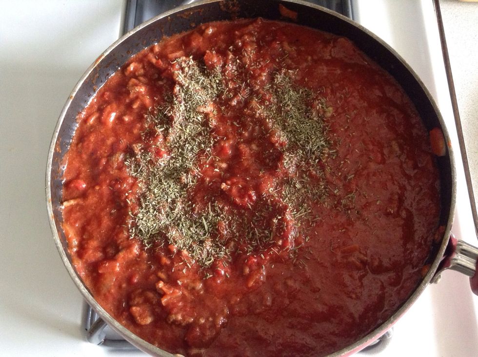 Mix and add the herbes de Provence