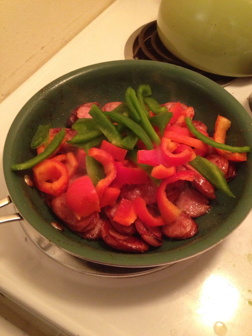 Mix and like stir fry the mix.