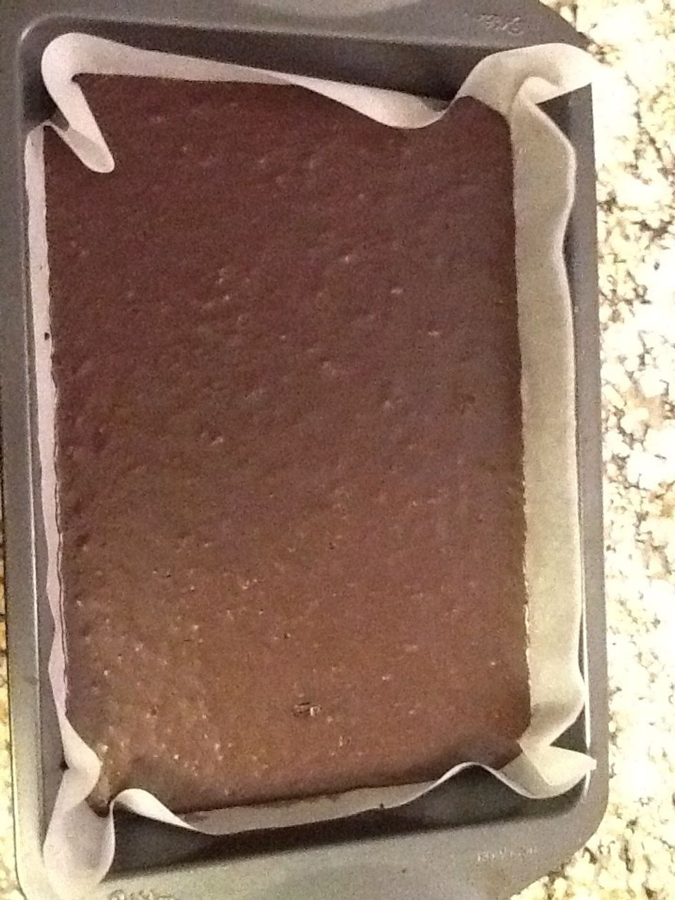 Mix both bowls and Spread into a pan.