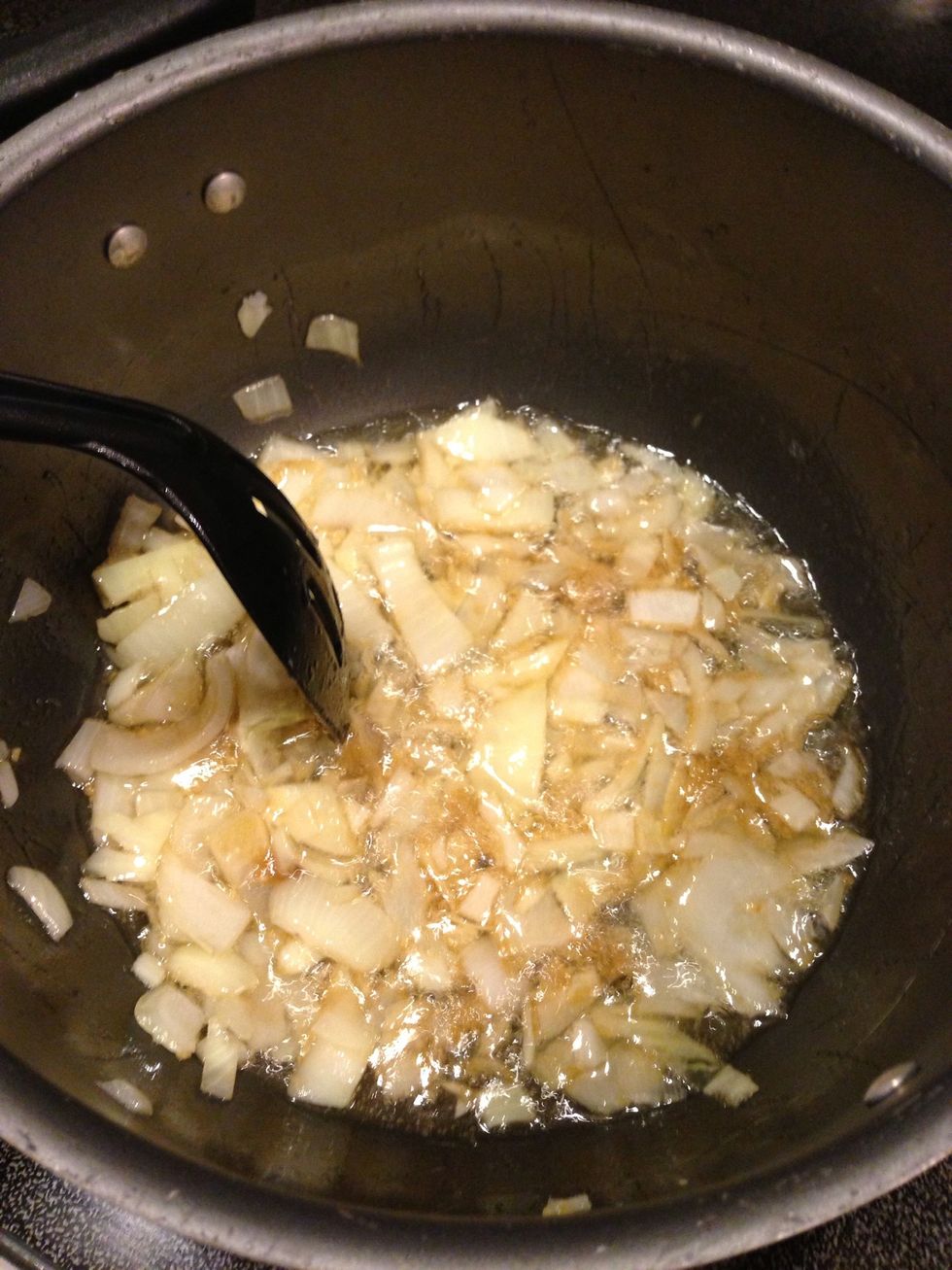 Mix brown sugar in well...