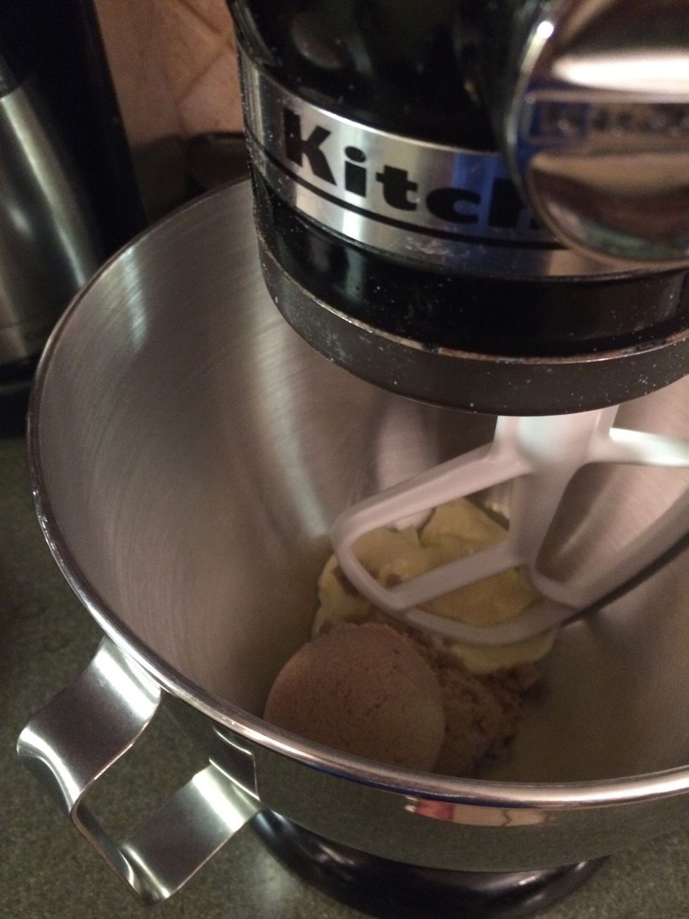 Mix Butter and Brown Sugar