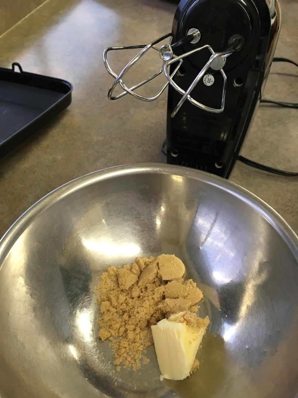 mix butter and sugar in large bowl with electric mixer on medium spped