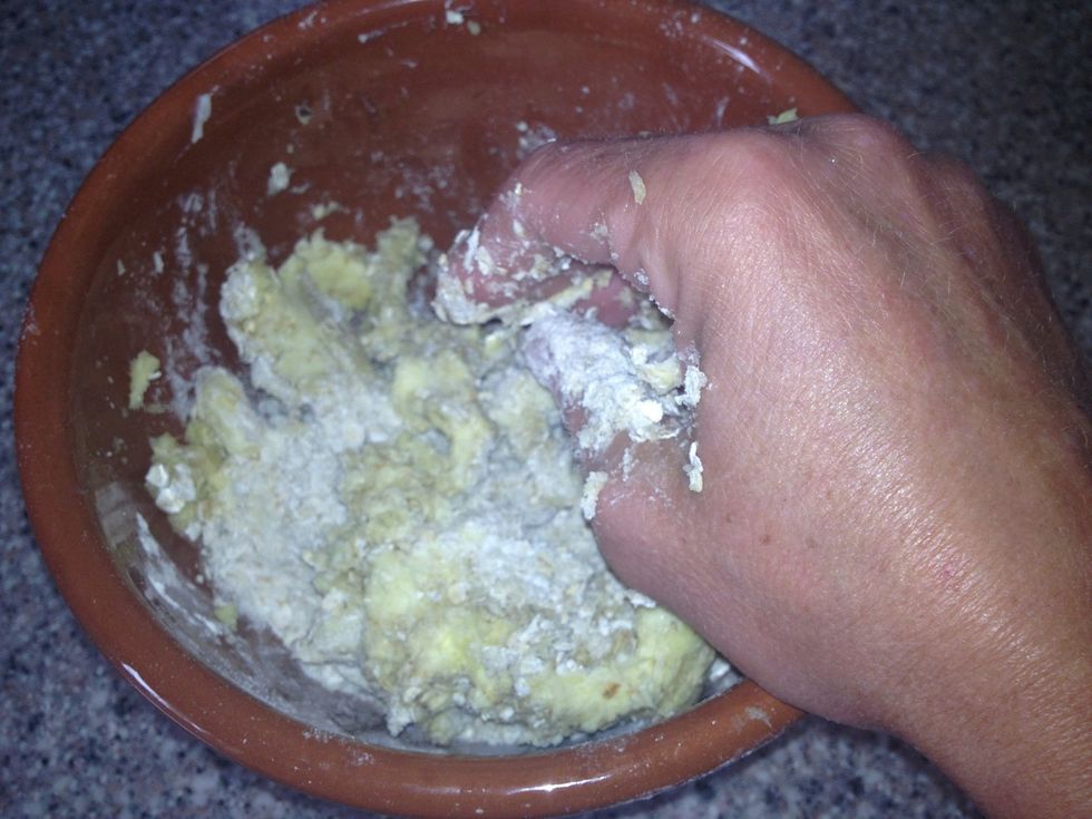 Mix by hand