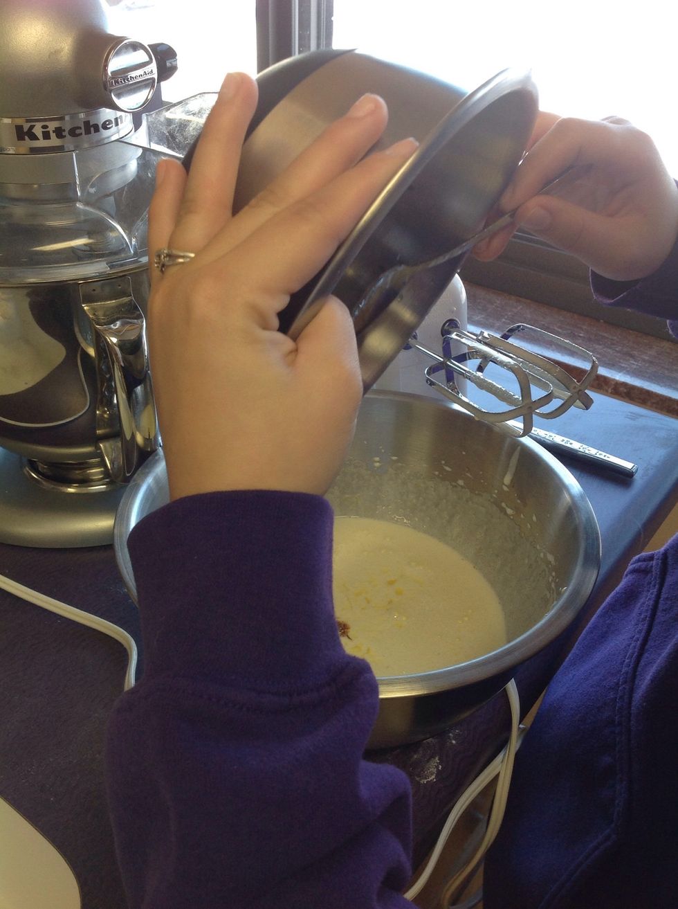 Mix coffee mix in with sugar mix