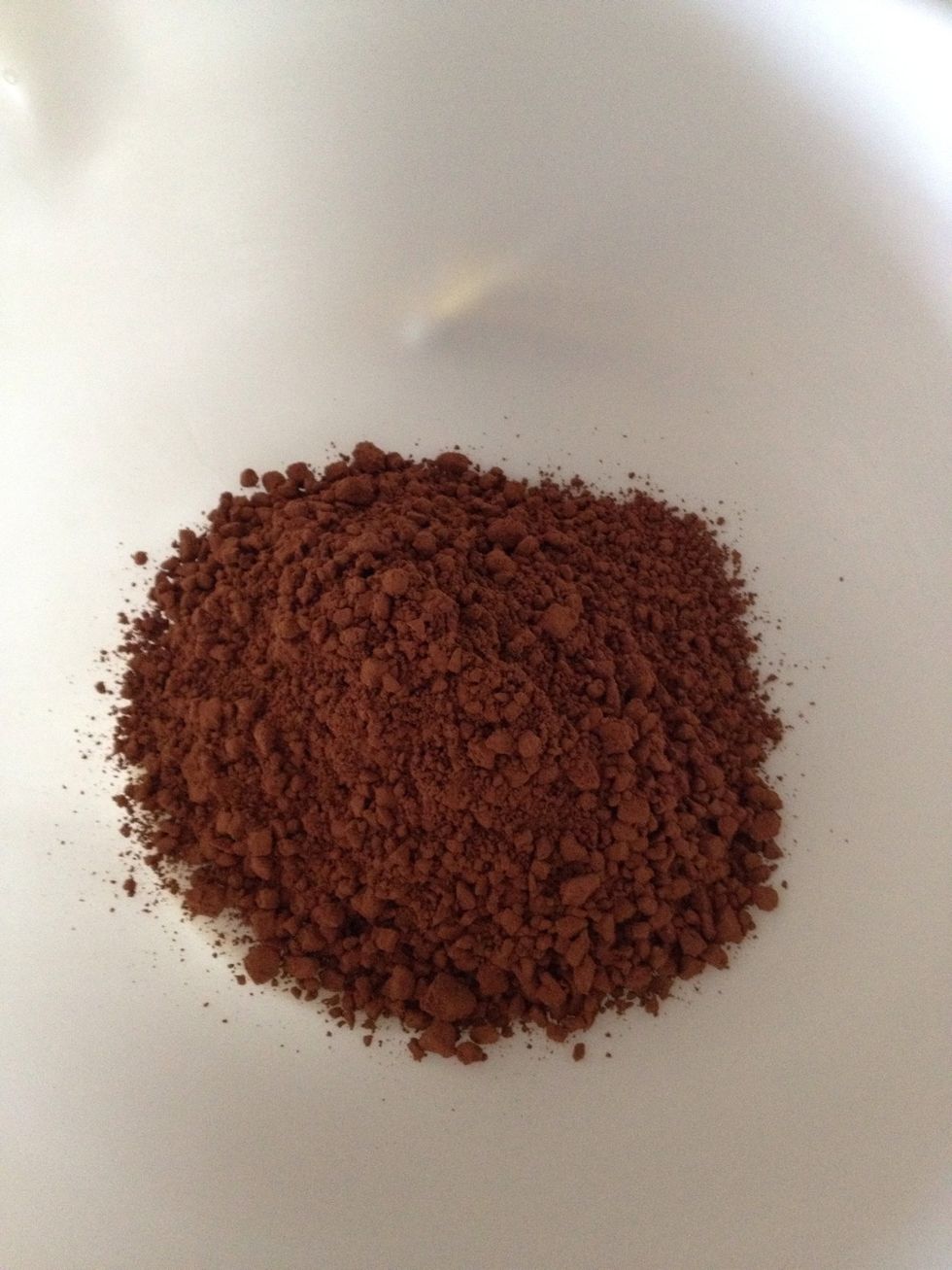 Mix dry ingredients first! 80g Cocoa Powder