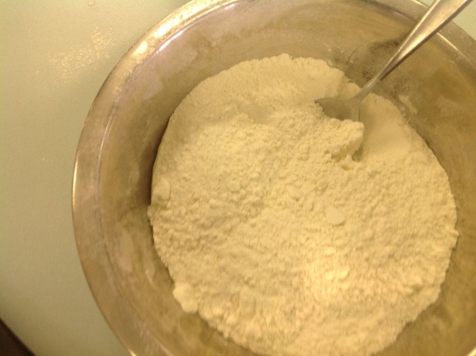 Mix dry ingredients together