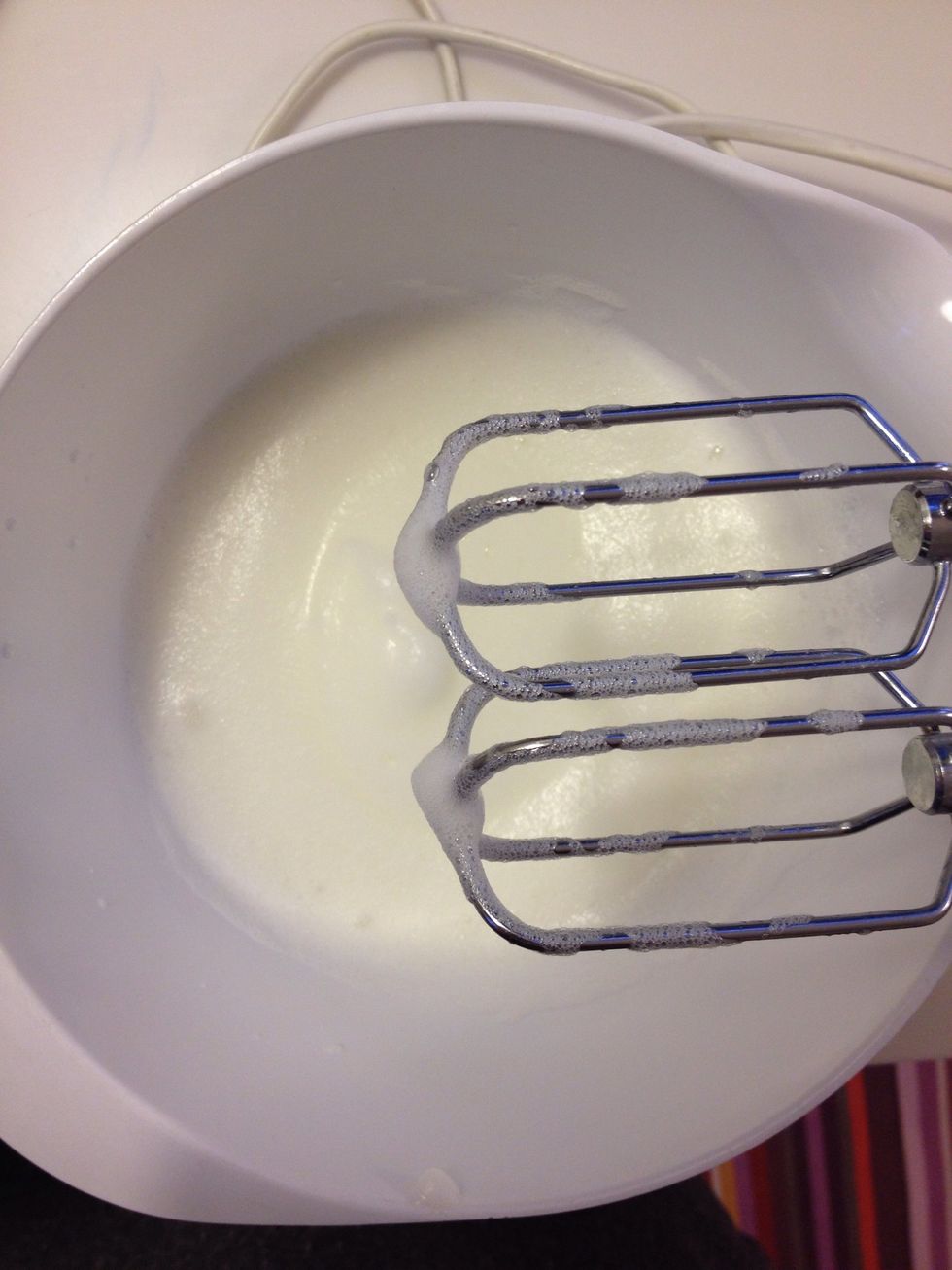 Mix egg whites