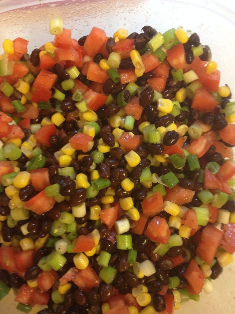 Mix everything together and let it marinate over night.