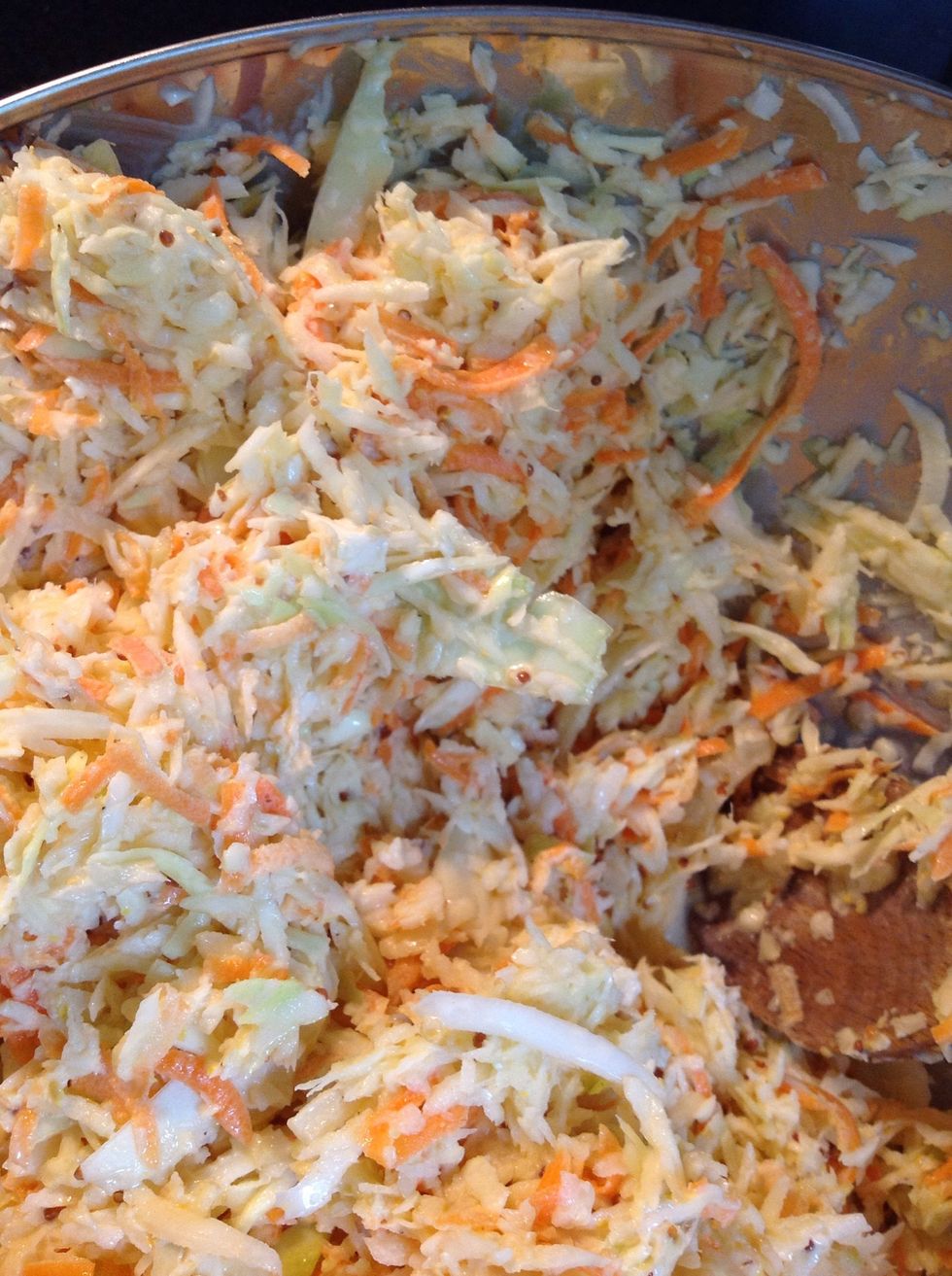 Mix everything together, and let it sit. It gets better the next day!