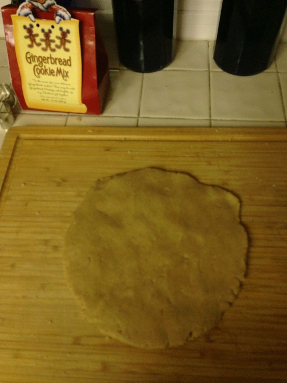 Mix everything together and start kneading the mixture till its a dough.